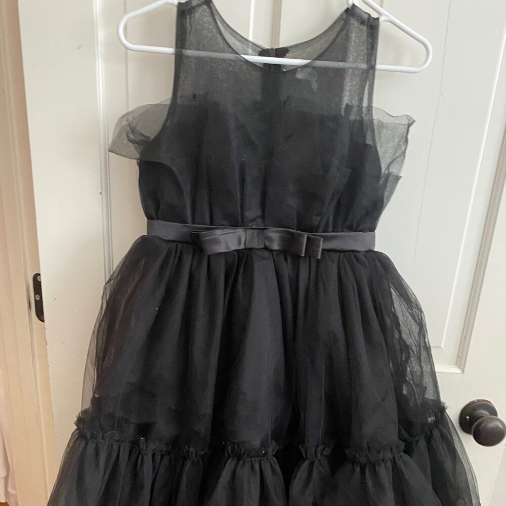 Trish Scully Youth Size 12 Black Dress